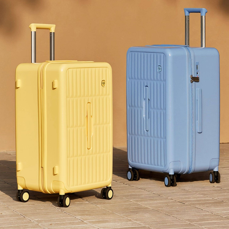 Spinner Wheel Rolling Suitcase 20 Inch - Koffer met zijopening, milieuvriendelijke voering, handbagage,