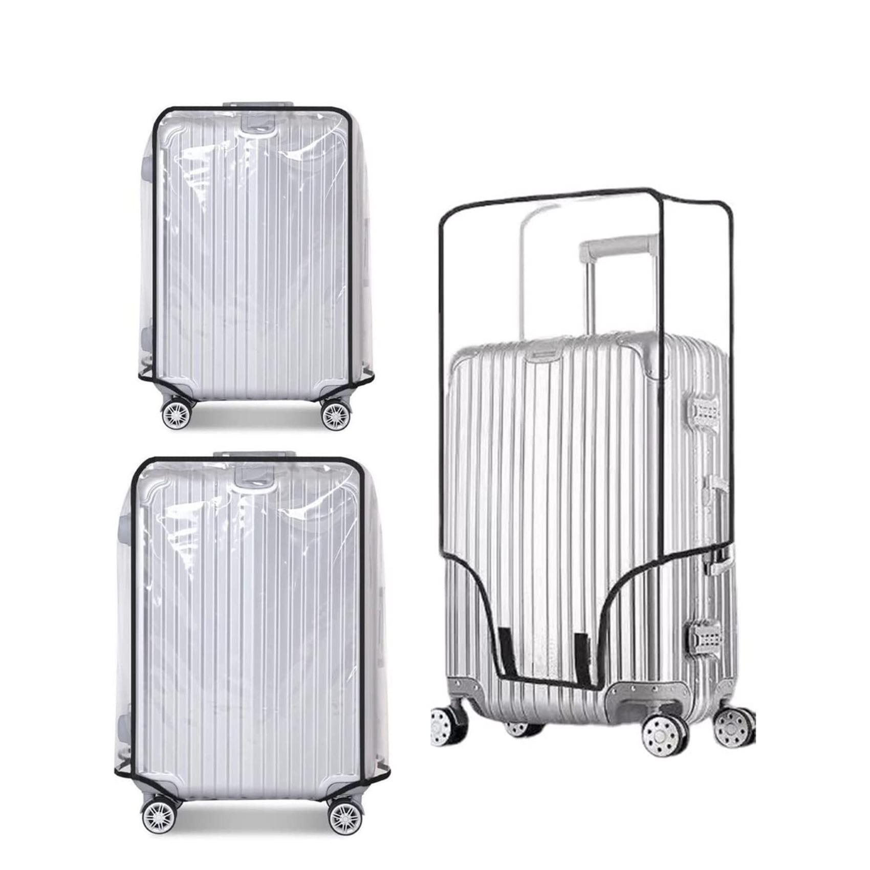 Waterproof Suitcase Cover Protector - Nieuwe volledig transparante kofferbeschermhoes, waterdicht, stofdicht,