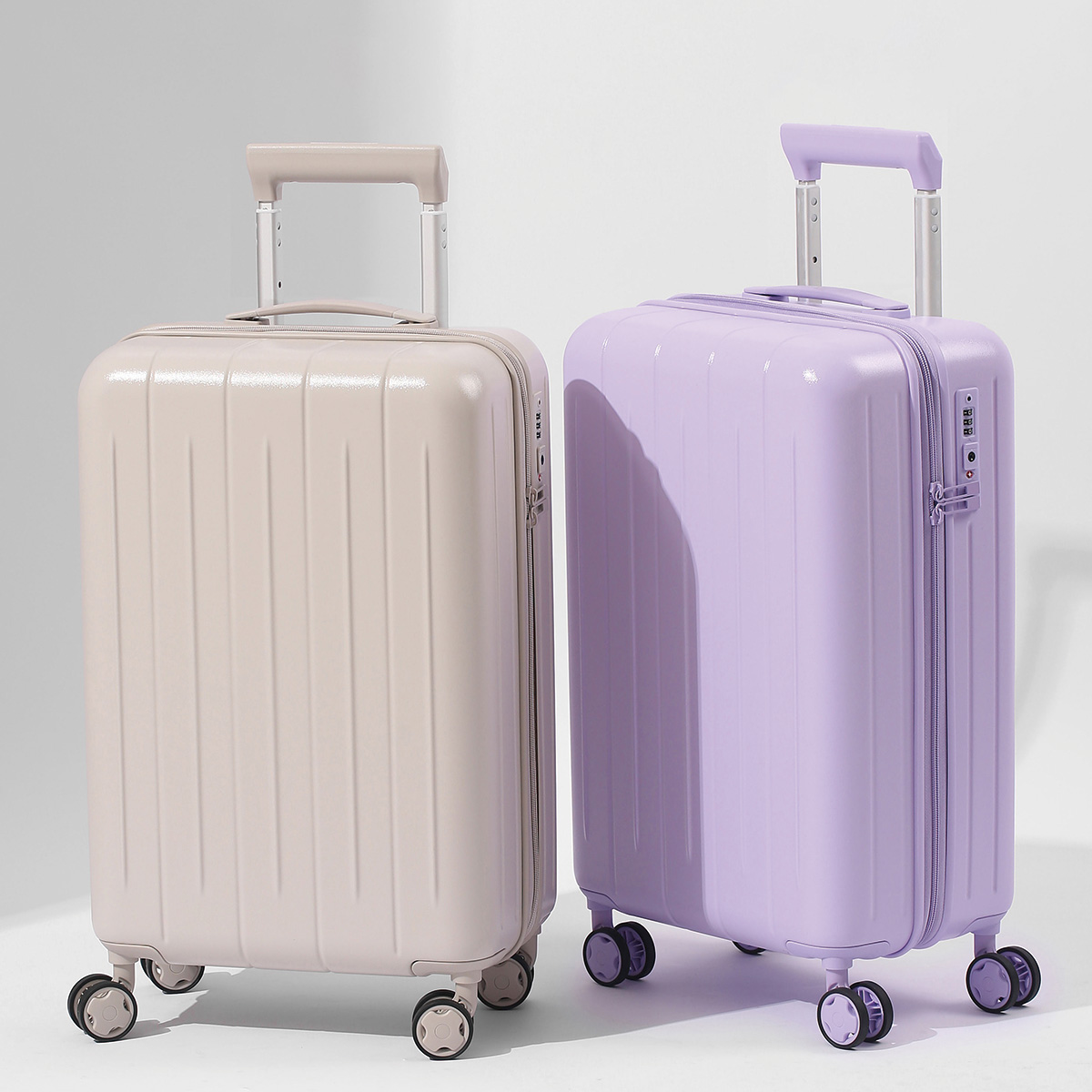 Spinner Wheel Rolling Suitcase 20 Inch - 20 inch PC hardcase koffer met