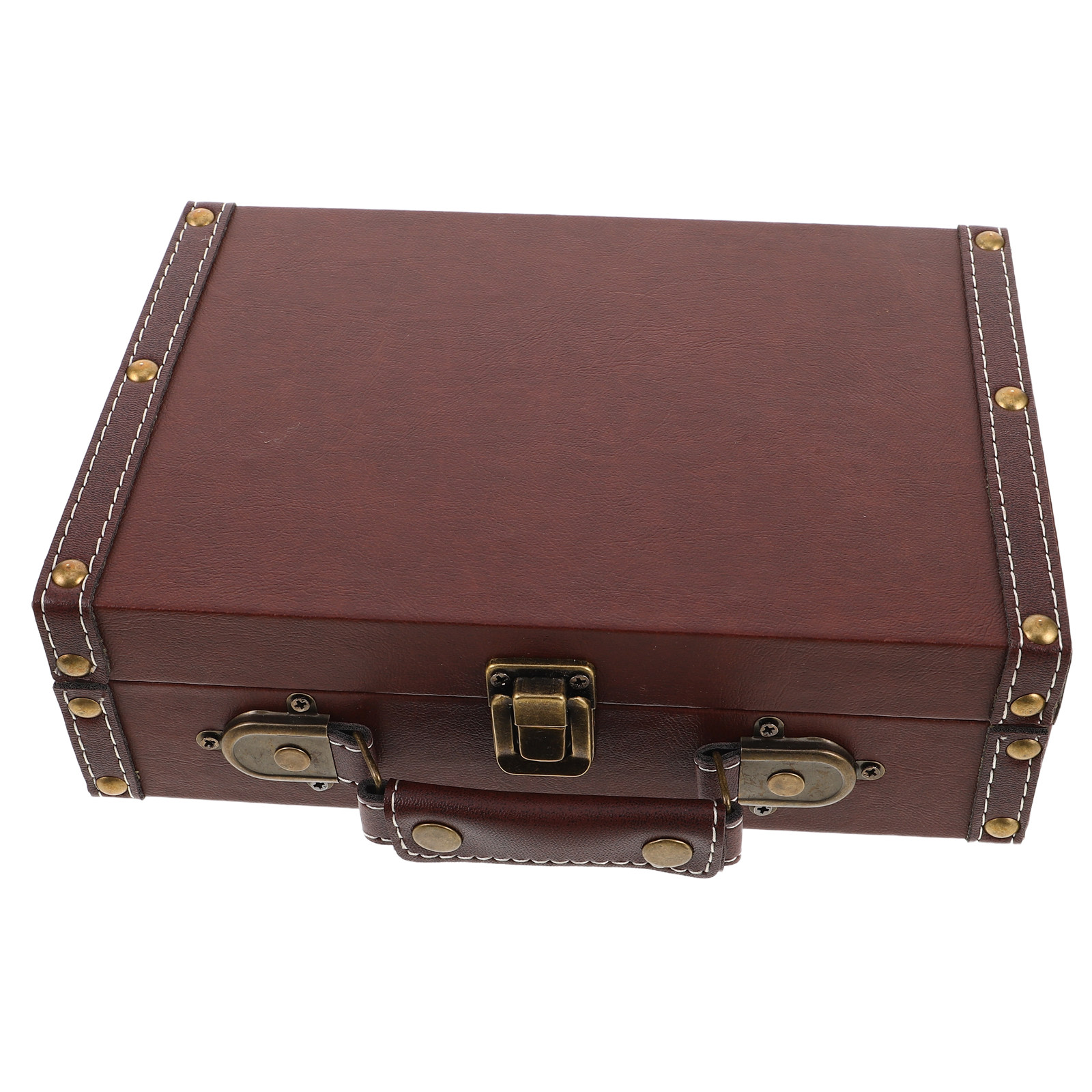 Retro Vintage Trunk Suitcase - Vintage houten opbergdoos, retro kofferstijl, grote