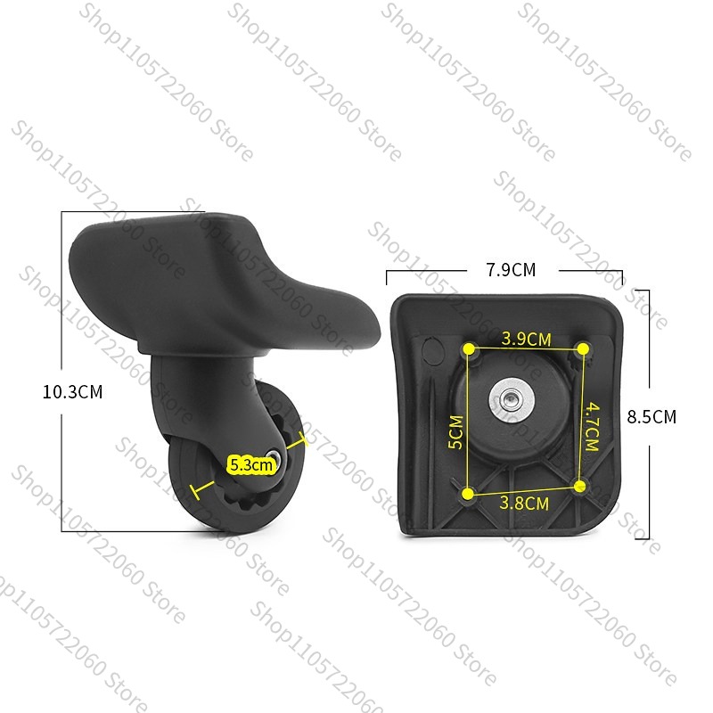 Silent Replacement Luggage Wheels - Voor BW042 # Vervangend bagagewiel voor