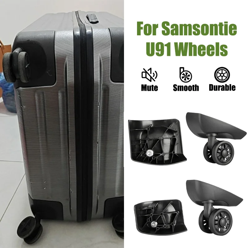 Silent Replacement Luggage Wheels - Voor Samsontie U91-serie bagage Stille wielvervangingsset