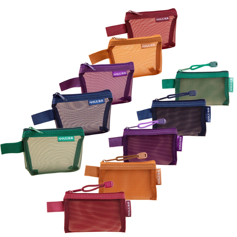 Cosmetic Bags - Draagbare reistas van mesh-stof, mini nylon