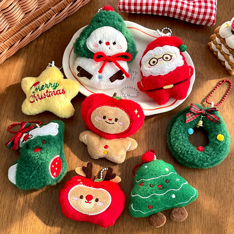 9 stuks/set Kerst Pluche Sleut - Backpacks recensie en prijs