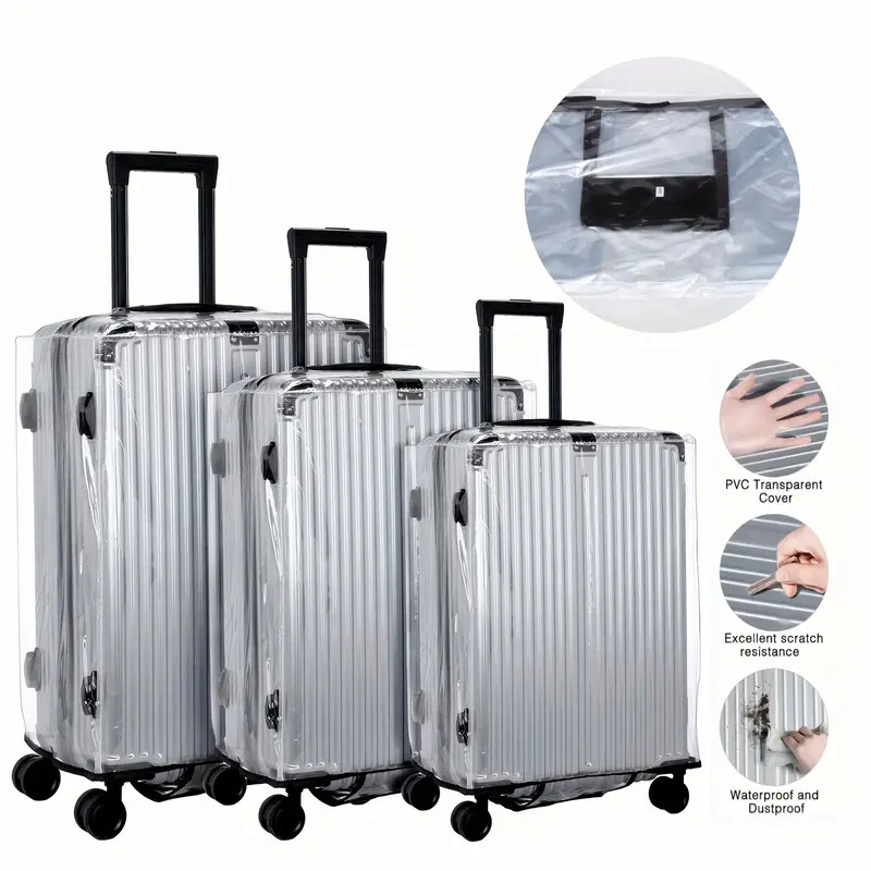 18-30 Inch Koffer Pvc Hoes Bes - Luggage Protective Cover Transparent recensie en prijs