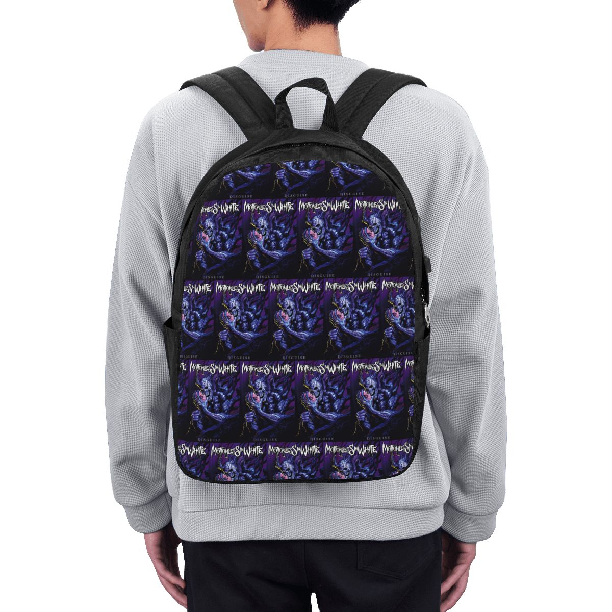 Roerloos in witte rugzak Reisn - Backpacks recensie en prijs