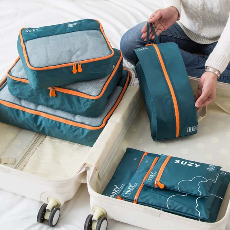 7/6 Stuks Set Reisorganisator  - Foldable Rolling Luggage Bag recensie en prijs