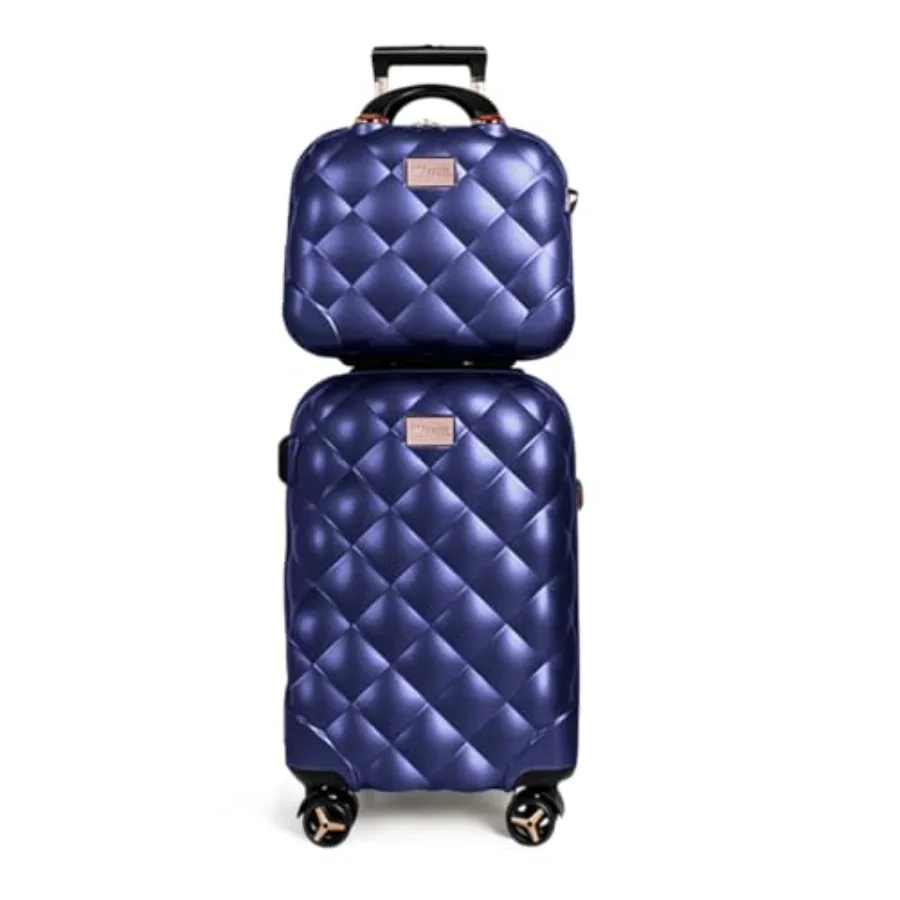 Set van 2 reiskoffers, 14/20 i - Expandable Hard Shell Luggage Set recensie en prijs