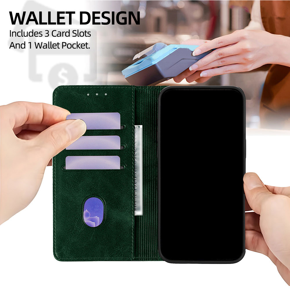 Magnetische lederen portemonne - Wallets recensie en prijs
