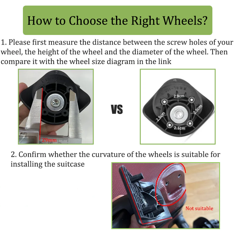 Voor Samsontie U91-serie bagag - Silent Replacement Luggage Wheels recensie en prijs
